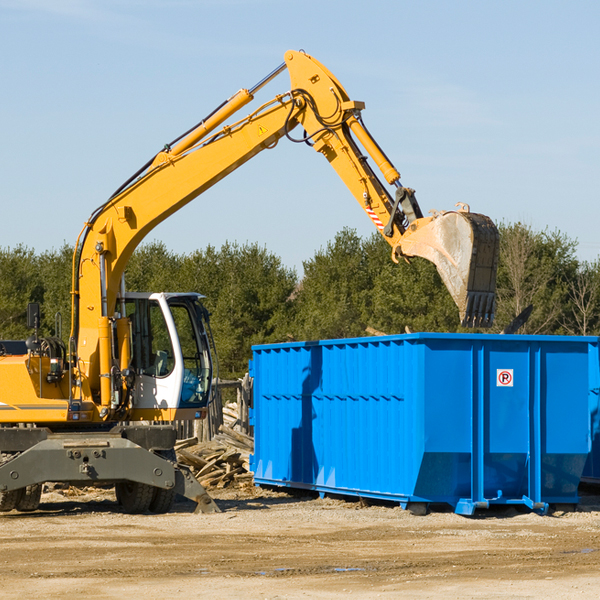 are there any restrictions on where a residential dumpster can be placed in Post Falls